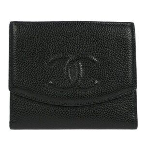 Chanel Black Calfskin Coin Purse Wallet 117310